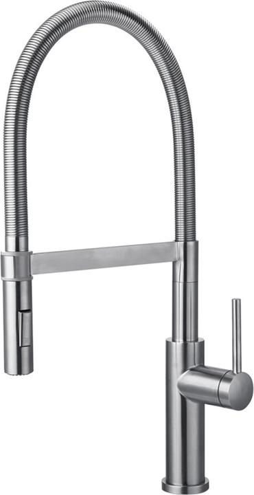 Actual product image Caressi Faucet CA117I ECO, kitchen faucet, stainless steel, water-saving