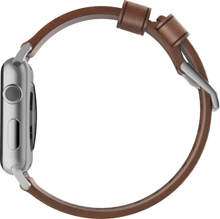 Image du produit Nomad Sangle de connexion moderne (44 mm, Cuir, Acier inoxydable, Apple Watch Series 4, Apple Watch Series 5, Apple Watch Series 6, Apple Watch SE)