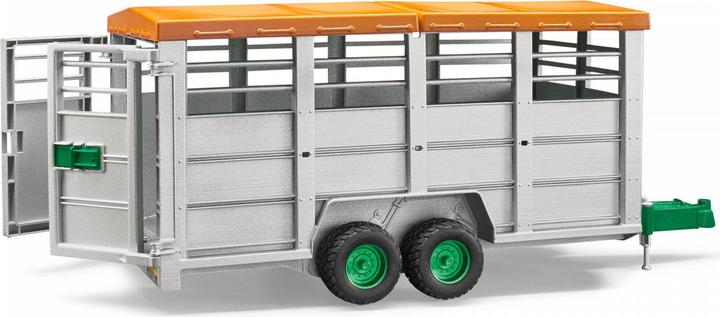 Actual product image Bruder Cattle trailer and cow