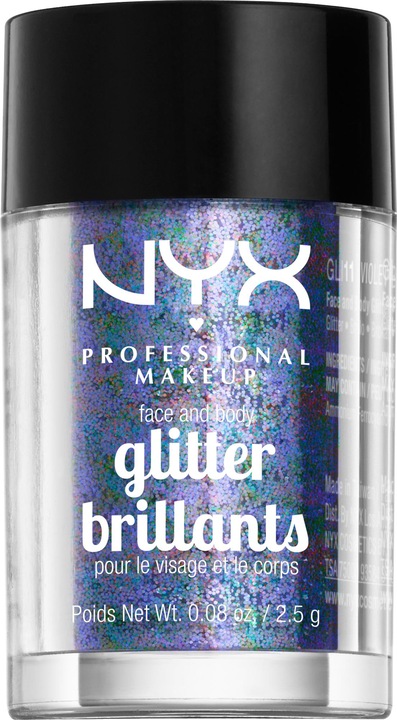 Immagine prodotto NYX Professional Make-Up Brillantini per il viso e il corpo (Viola, Highlighter, 2.50 g)