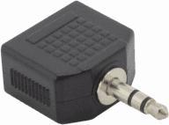 Produktbild Sbox 3.5mm M.->2 X 3.5mm F. AD.3.5-2X3.5 (Doppelkupplung)