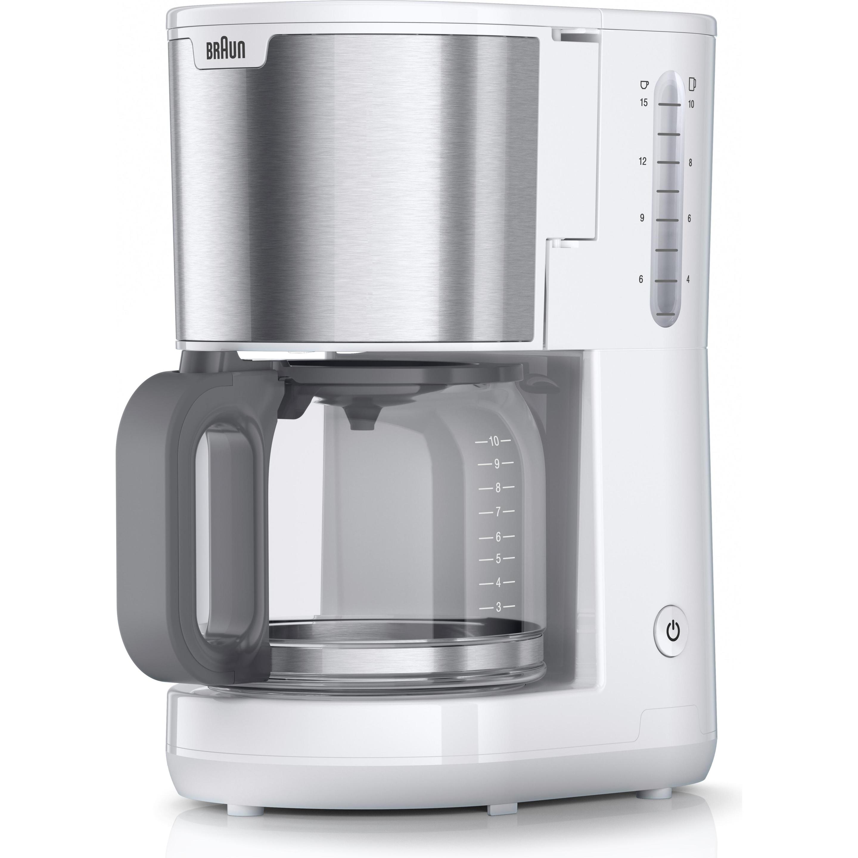 Braun Bianco Kf 1500, Macchina Da Caffè (Americano),