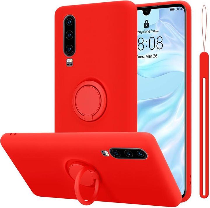 Actual product image Cadorabo TPU Liquid Ring Silicone Case Cover (Huawei P30)