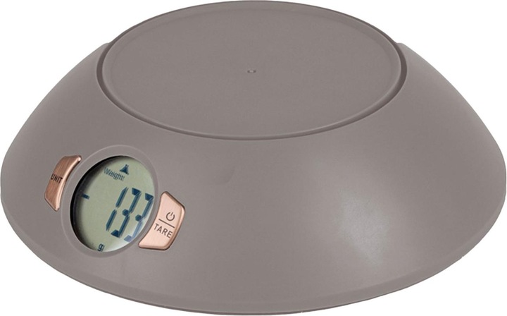 BerlingerHaus Design kitchen scales incl. bowl, max. 5kg.taupe
