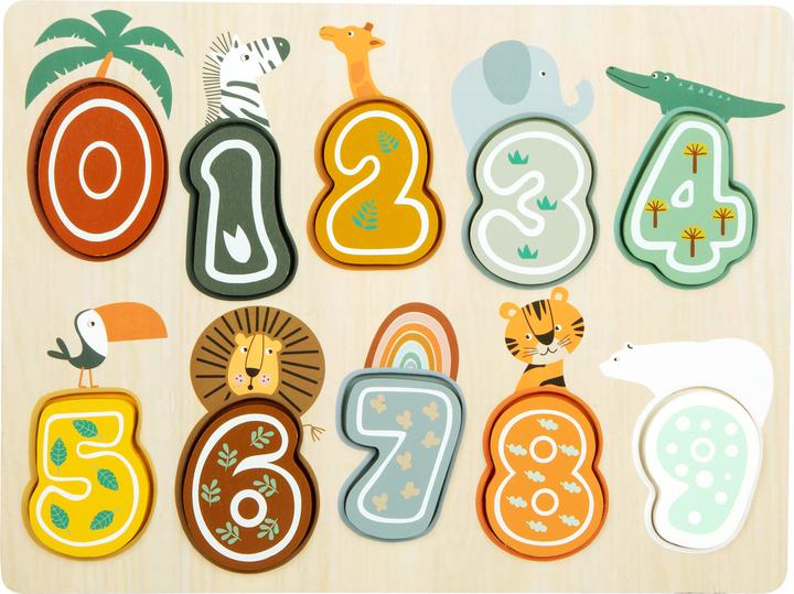 Immagine prodotto small foot Numeri Safari (10 pezzi)