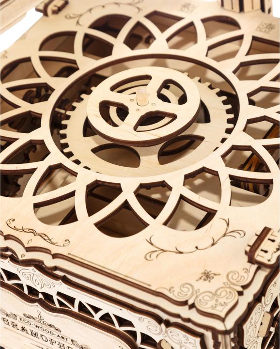 Image du produit Eco Wood Art Grammophone - Kit de construction en bois 3D