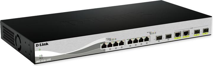 Produktbild D-Link Smart+ L2+ 10port 10GbE SFP+ & 2port Multigigabit Copper/SFP+ 100M/1G/2.5G/5G/10G (12 Ports)