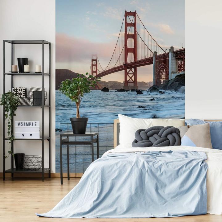 Produktbild Trenddeko Golden Gate Bridge (192 x 260 cm)
