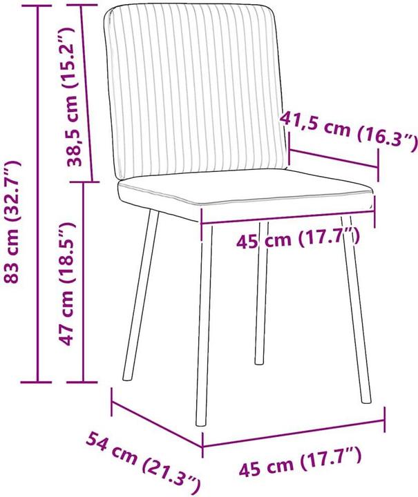 Image du produit vidaXL Esszimmerstuhl