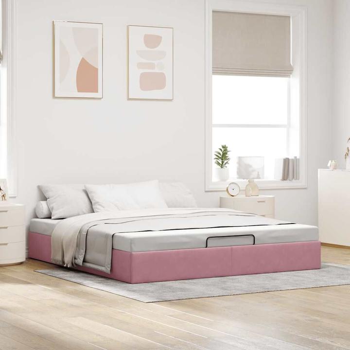 Produktbild vidaXL Ottoman-Bett (200 x 200 cm)