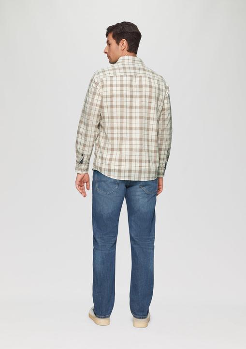 Immagine prodotto S.Oliver Hemd Regular Fit: Kariertes Baumwollhemd aus Seersucker (M)
