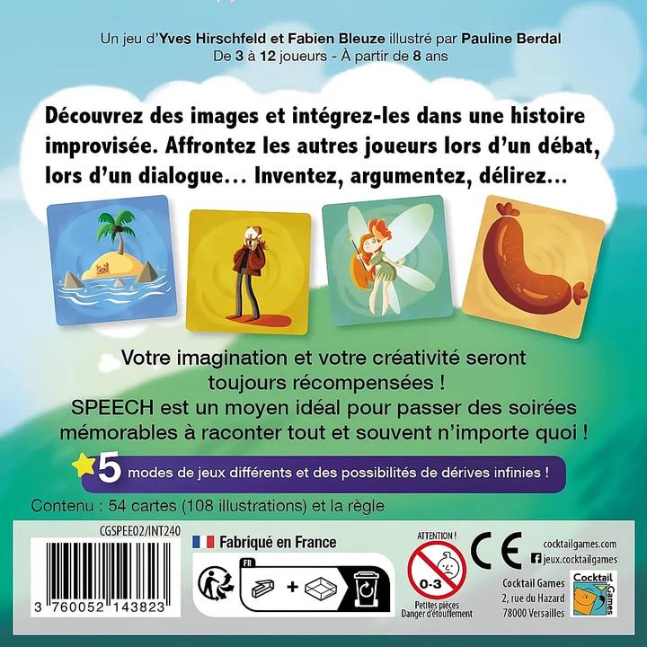 Image du produit Cocktail games Speech (Français)