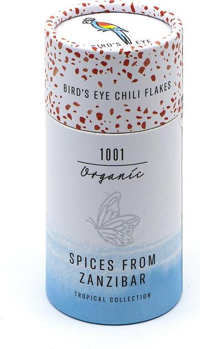Immagine prodotto 1001 Organic Fiocchi di peperoncino Bird's Eye (30 g)