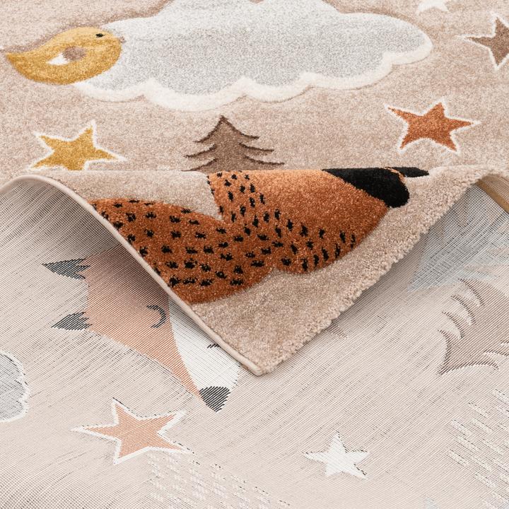 Actual product image Pergamon Children's rug Maui Kids fox and bear (200 x 290 cm)