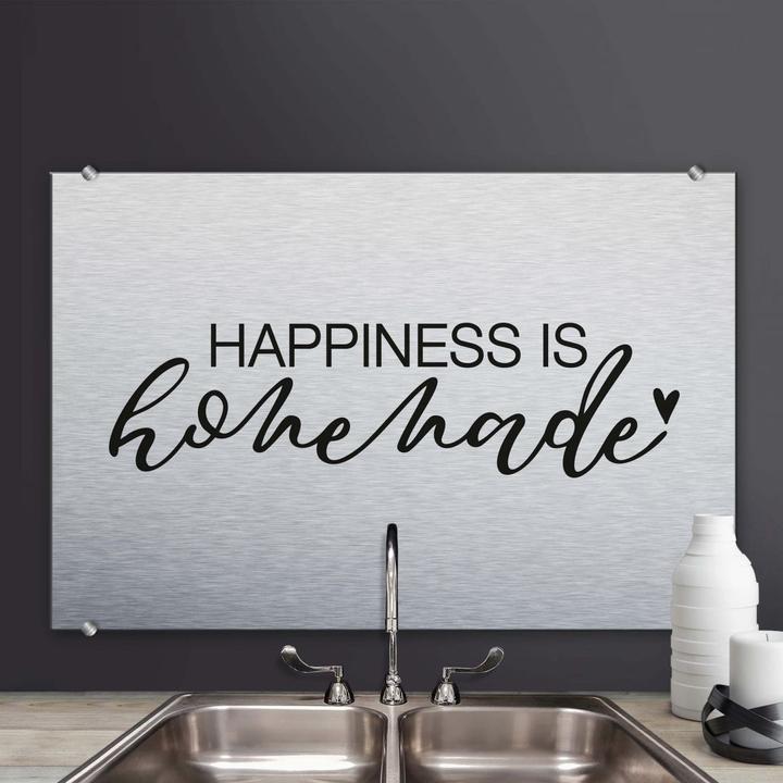 Produktbild Trenddeko Happiness is homemade (120 x 75 cm)