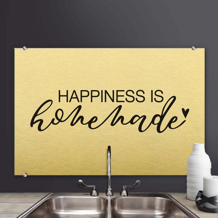Produktbild Trenddeko Happiness is homemade (120 x 75 cm)