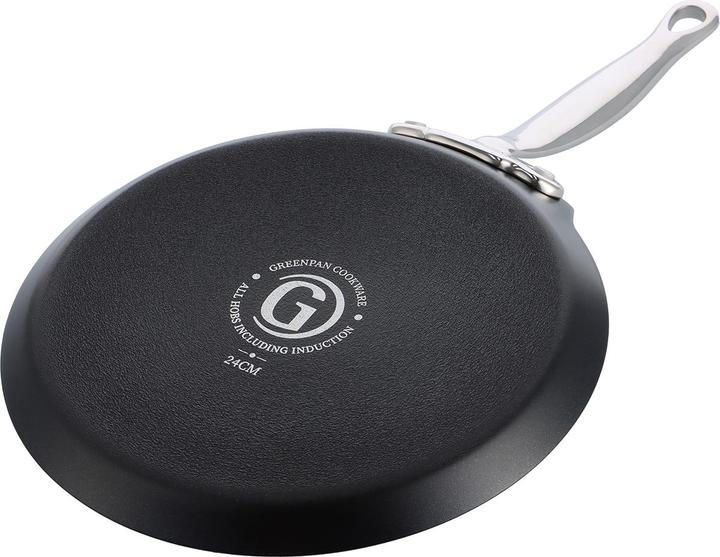 Productafbeelding Greenpan Barcelona Pro Pannenkoekenpan met keramische antikleeflaag met deksel 28 cm (Aluminium, 28 x 7.30 cm)