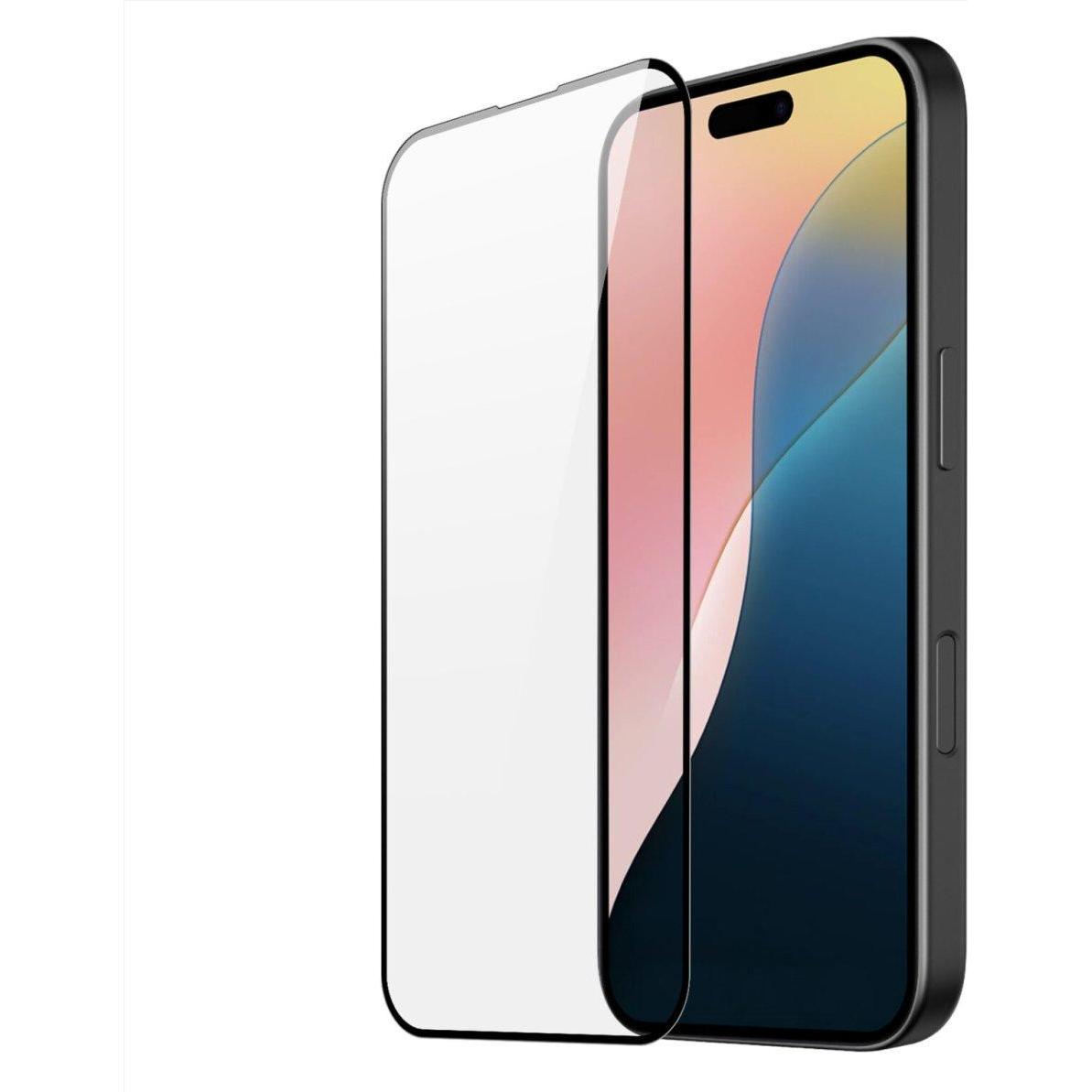 Dux Ducis Panzerglas 10D (1 Stück, Apple iPhone 16), Smartphone Schutzfolie, Schwarz