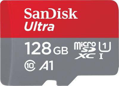 Productafbeelding SANDISK Ultra mit Adapter (128 GB, microSDXC, U1, UHS-I)