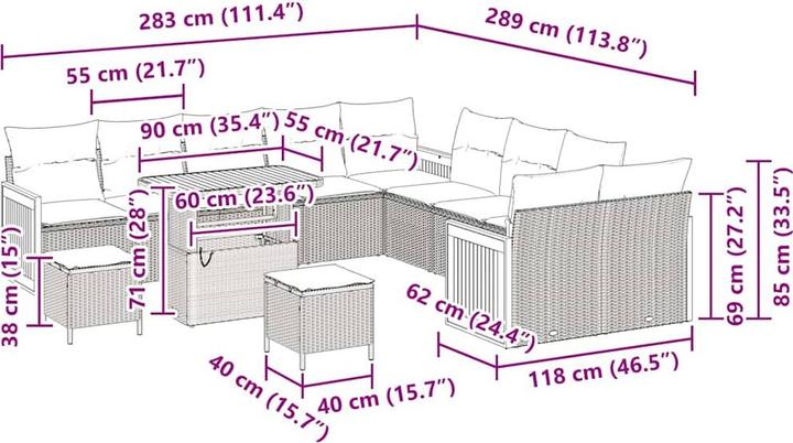 Produktbild vidaXL Zoe
