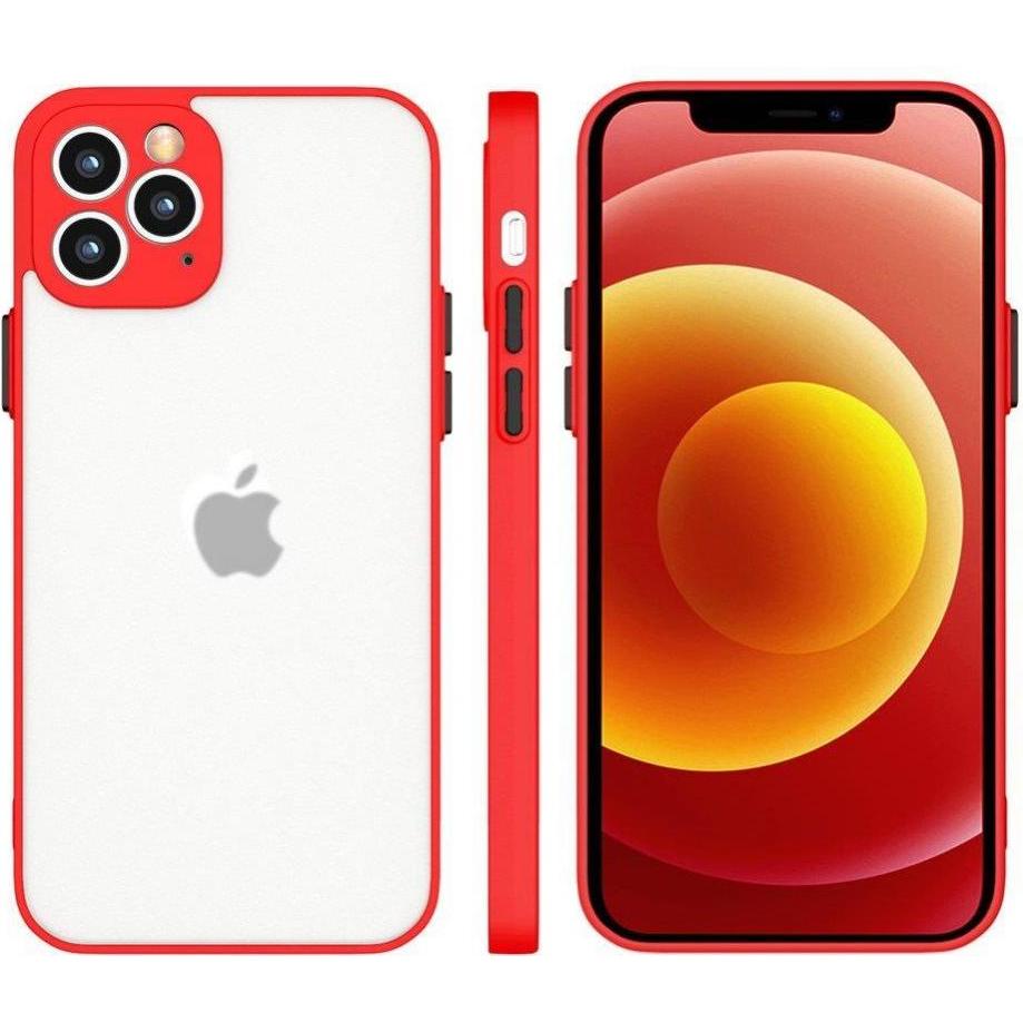 Hurtel Milky Case silicone flexible translucent case for Samsung Galaxy S21+ 5G (S21 Plus 5G) red (Samsung Galaxy S21+ 5...