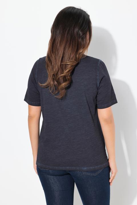Produktbild Ulla Popken T-Shirt, Spitze, Classic, V-Ausschnitt, Halbarm (46, 48)