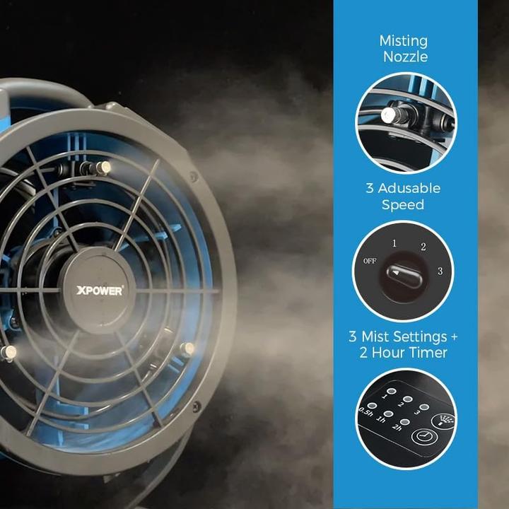 Produktbild Xpower Misting Ventilator für Aussenbereich FM-68W