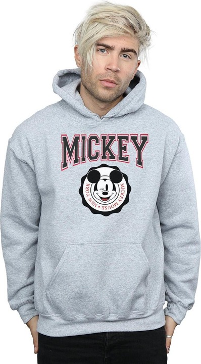 Immagine prodotto Disney Mickey Mouse New York Seal Felpa con Cappuccio Uomo (XXL)