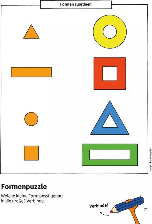 Produktbild Kindergartenblock - Meine ersten Rätsel und Denkspiele ab 3 Jahre, A5-Block (Deutsch, Ulrike Maier, Sabine Dengl, 2023)