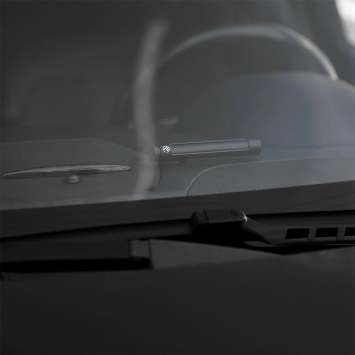 Produktbild Tellur Temporary car parking card for two phone numbers metallic black