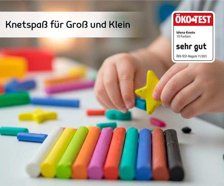 Actual product image Idena Plasticine 10 bars ass.