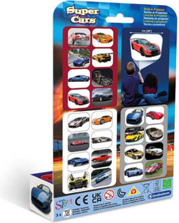 Immagine prodotto Brainstorm Supercar con torcia e proiettore (Tedesco, Francese, Italiano, Inglese)