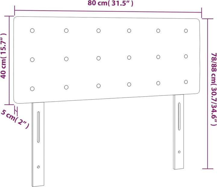 Immagine prodotto vidaXL Kendrick (90 x 5 x 128 cm)