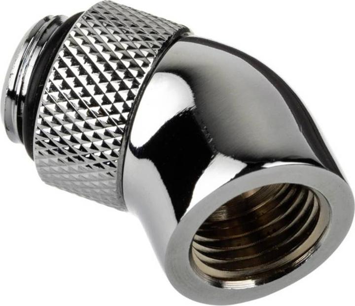 Produktbild Alphacool Eiszapfen Winkeladapter 45° drehbar G1/4 AG auf G1/4 IG