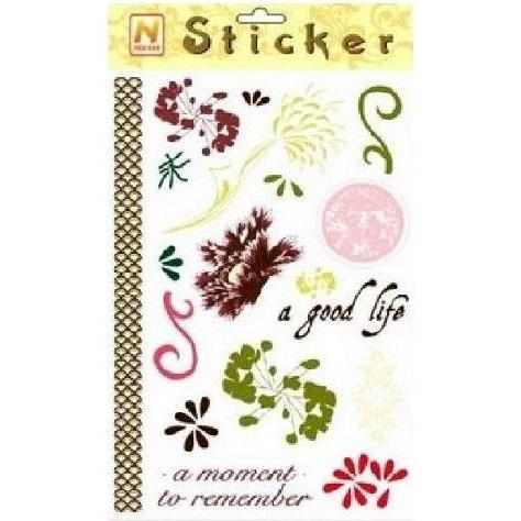 DKD Home Decor Künstlerischer Aufkleber 15,5 x 23 cm (54623129)