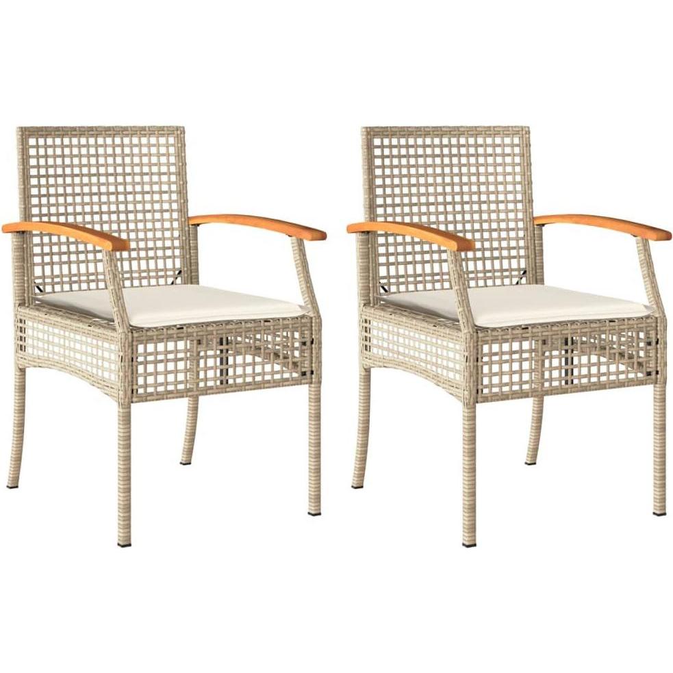 VidaXL, Gartenstühle, 10-tlg. Garten-Lounge-Set mit Kissen