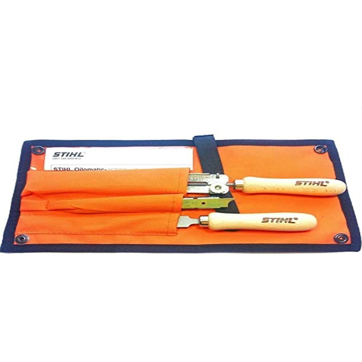Stihl, Raspel + Feile, Feilen-Set für 9.5-mm-Saegekette 3/8" 5605 007 1029 - Mobiltelefon