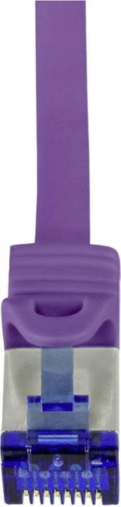 Produktbild LogiLink Patchkabel Ultraflex, Kat.6A, S/FTP, 2,0 m, violett mitCat.7 Rohkabel, extra flexibles & weiches Kab (S/FTP, CAT6a, 2 m)