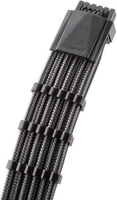 Produktbild CableMod RT-Series Pro ModMesh 12VHPWR auf 3x PCI-e Kabel für ASUS/Seasonic - 60cm, carbon