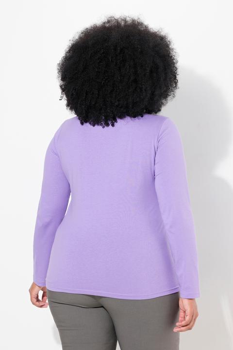 Produktbild Ulla Popken Shirt, Slim, V-Ausschnitt, Langarm (54)