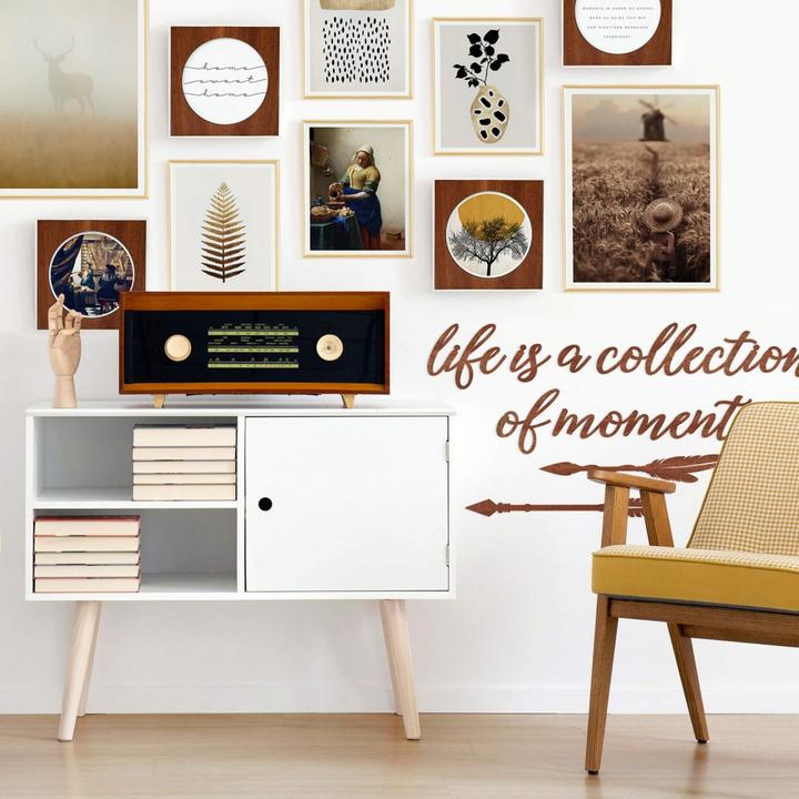 Produktbild Trenddeko Goldener Farn (100 x 120 cm)