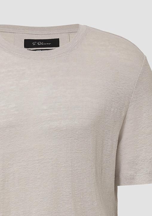 Produktbild S.Oliver T-Shirt Hochwertiges Flammgarn-Shirt aus Leinen (XXL)