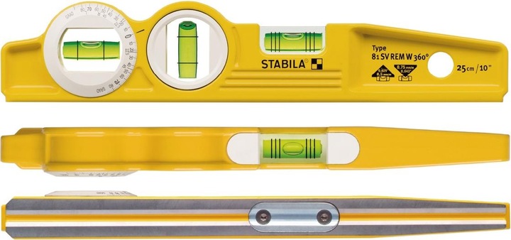Immagine prodotto Stabila Livella Tipo 81 SV REM W360 Torpedo (25 cm)