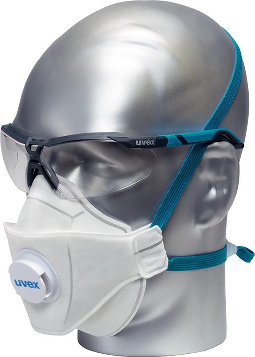 Actual product image Uvex Safety i-Series safety spectacles, i-5 tinted visors, charcoal/lime.