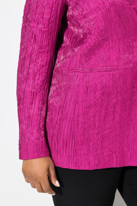 Produktbild Ulla Popken Crash-Blazer, Struktur, Reverskragen, Langarm (44)