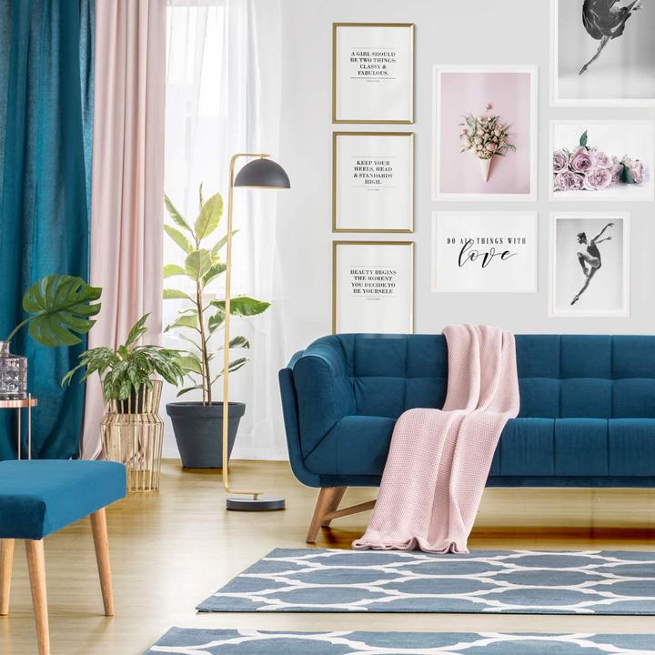 Produktbild Trenddeko Violette Pfingstrosen (80 x 60 cm)