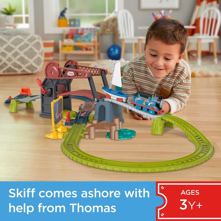 Productafbeelding Mattel Tomek i przyjaciele Most zwodzony Zestaw torów (Refresh) HGX65 (25 onderdelen)
