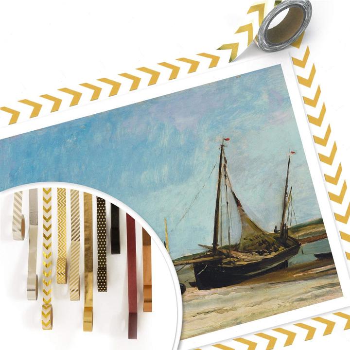 Image du produit Trenddeko Bateaux sur la plage d'Ètaples (60 x 50 cm)