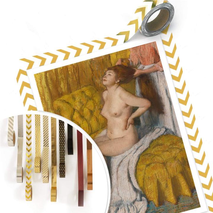 Actual product image Trenddeko A woman gets her hair tied (24 x 30 cm)