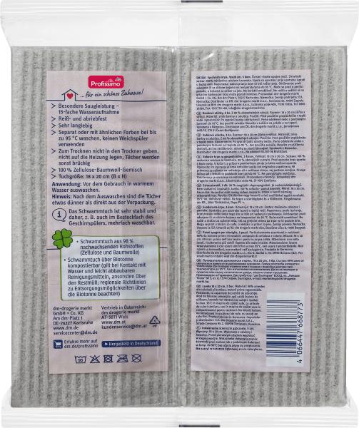 Produktbild dm Profissimo Schwammtücher (5 Stk.)